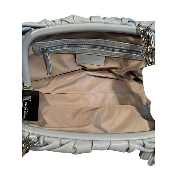 INC International Concepts Kj Clutch Shoulder Bag Purse Bluebell - Picture 6 of 8